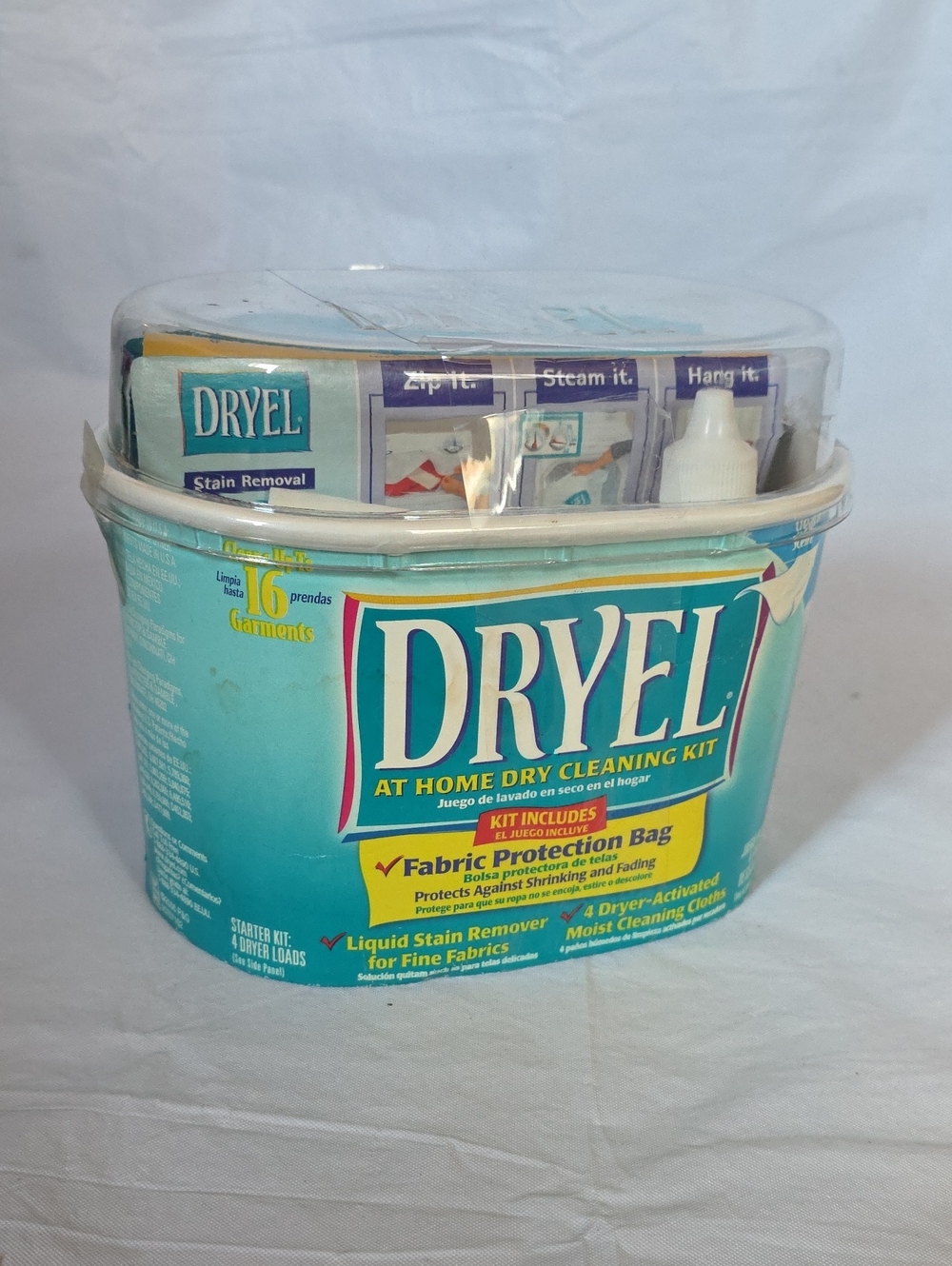 Dryel At Home Dry Cleaning Starter Kit New Old Stock Sealed Up to 16 Garments